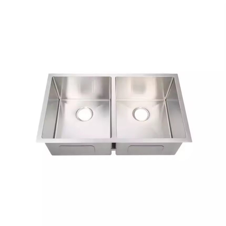 Double Bowl Handmade Kitchen Sink 7843