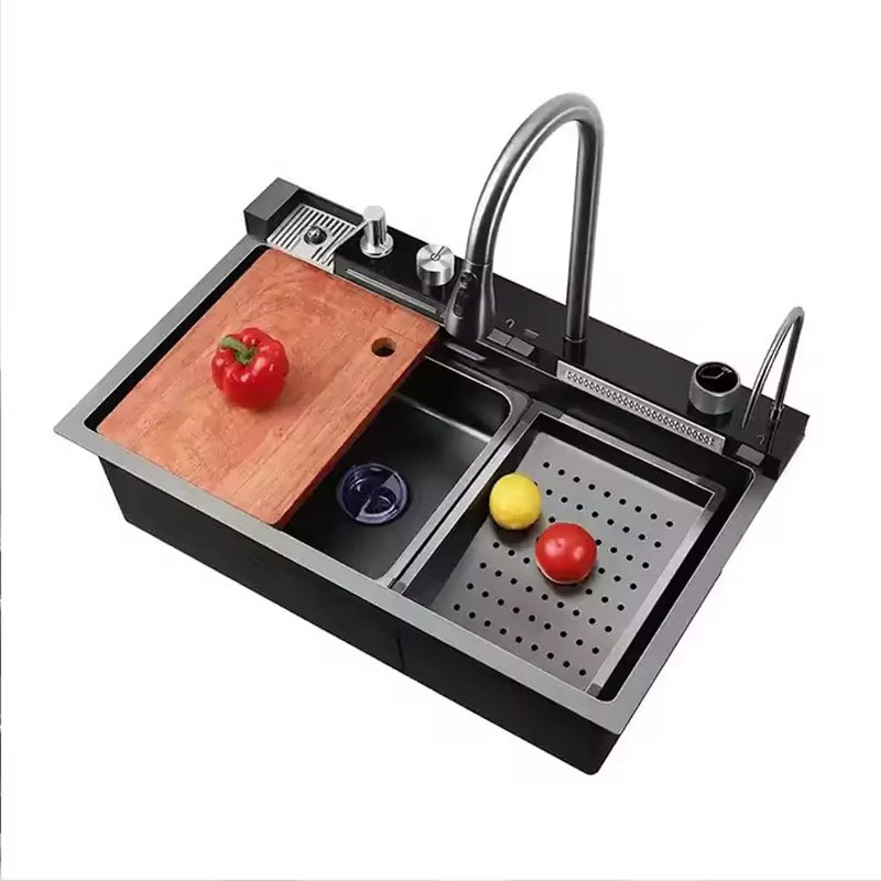 Multifunctional Handmade Kitchen Sink 7546H