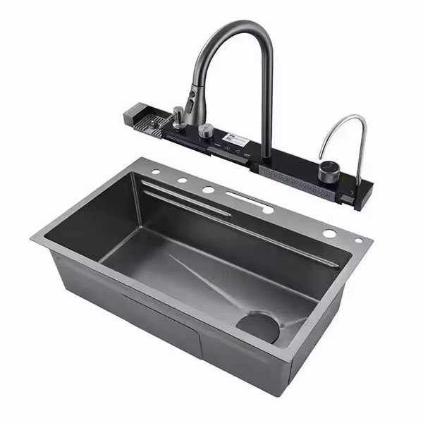 Multifunctional Handmade Kitchen Sink 7546h